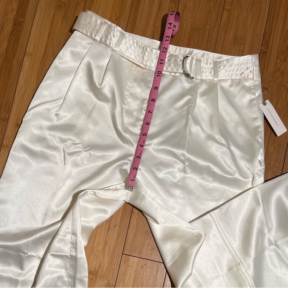 NWT Anthropologie Maeve Satin Belted Parachute Jogger Pants Size 8 - Picture 13 of 16